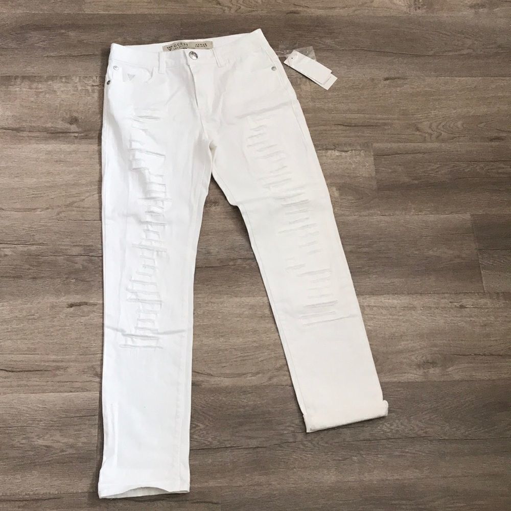 ❌Last deal❌Guess white crystal pants